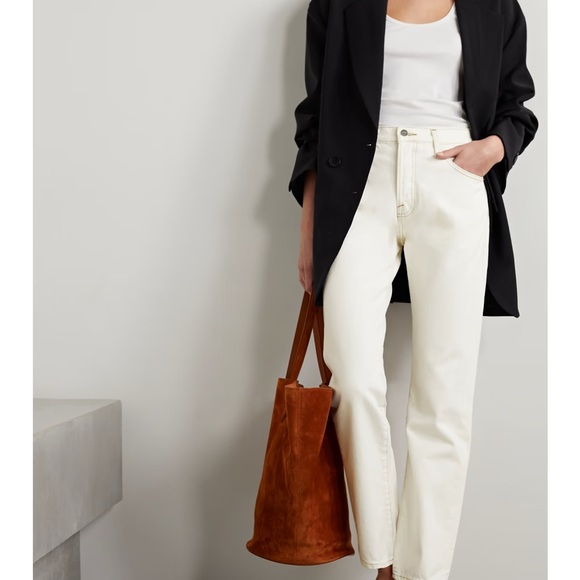 Frame Denim Denim - Frame Denim Straight Leg Jeans in Cream